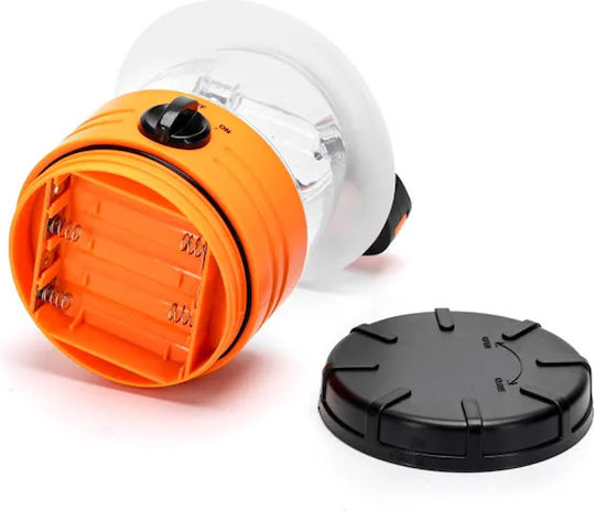 LED Laterne Batterien 55lm Camping oder Angeln Griff Warmweißes Licht Orange Aigostar