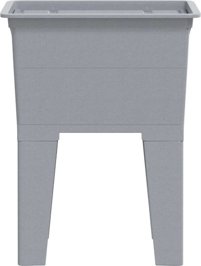 vidaXL Deasupra Blatului Chiuvetă Porțelan 59x41x75cm Gri