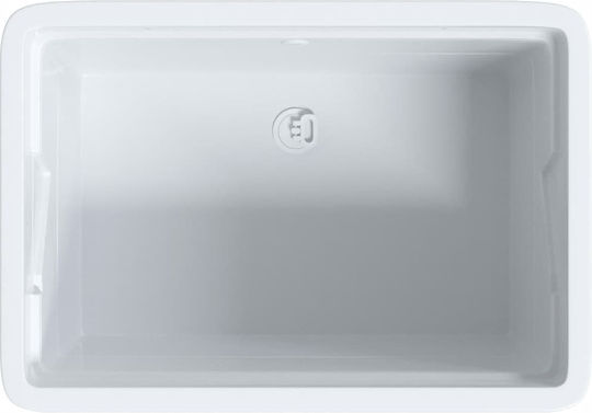 vidaXL Επικαθήμενος Νιπτήρας Πορσελάνης 59x41cm Λευκός