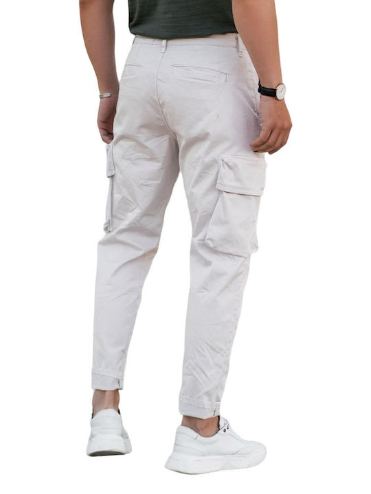 Cosi Jeans Herrenhose Cargo in Lockerer Passform Stone