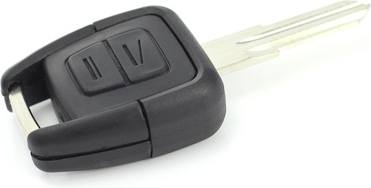 CarGuard Κέλυφος Κλειδιού Αυτοκινήτου με Λάμα με 2 Κουμπιά για Opel