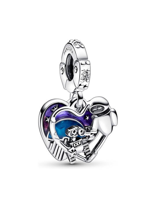 Women's Pandora Wall-e & Eve Necklace