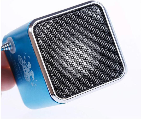 Bluetooth Speaker 3W with Radio and Battery Life up to 10 hours Blue AT06211