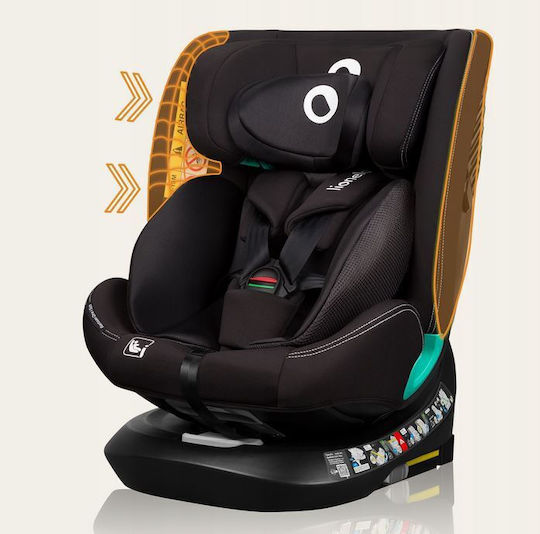 Lionelo Bastian One Scaun Auto pentru Copii i-Size cu Isofix Piatră gri
