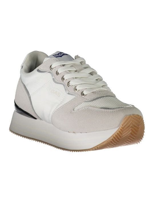 Gas Damen Sneakers Weiß