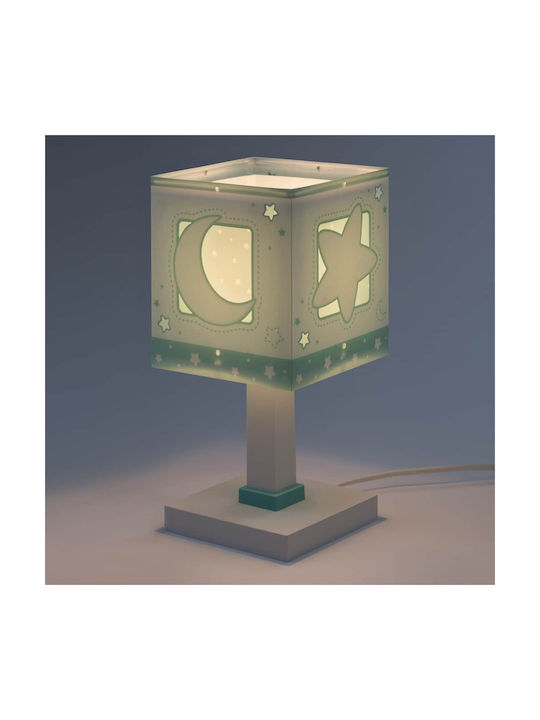 Ango Παιδικό Φωτιστικό Πορτατίφ Moonlight Πράσινο 15x15x30εκ.