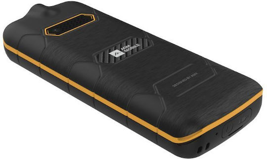 AGM M9F Dual SIM Ανθεκτικό Κινητό με Κουμπιά Μαύρο / Πορτοκαλί