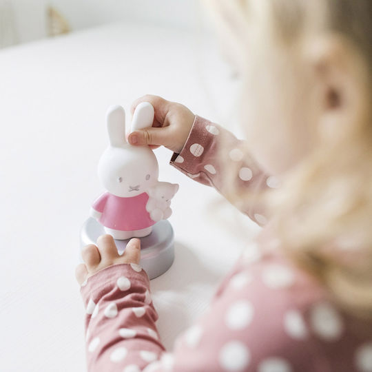 Miffy LED Детско Декоративно Осветление Touch Розов 16εκ.