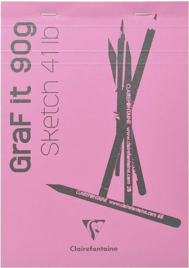 Clairefontaine Sketchbook Graf It Sketch Pad 10x15cm 80 Sheets