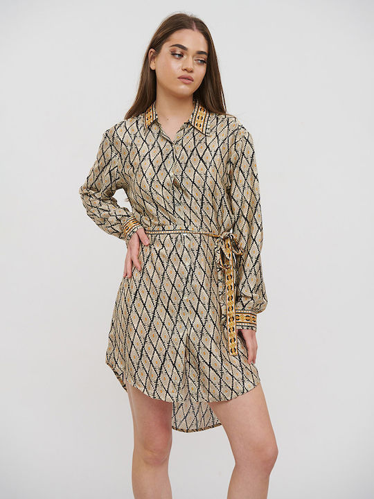 Ble Resort Collection Damen Mini Kaftan Strand Grün