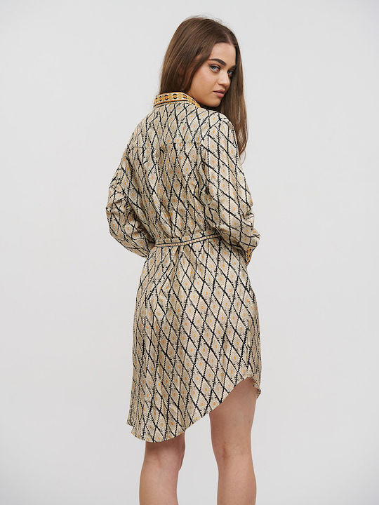 Ble Resort Collection Damen Mini Kaftan Strand Grün