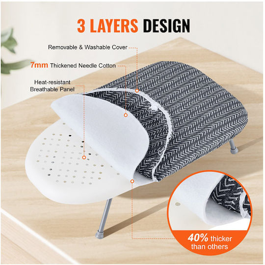 Vevor Tabletop Ironing Board 59.5x36.5x18.7cm