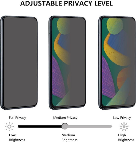 Motorola Edge 50 Pro 5g Anti-spy Curbat Sticlă Temperată Transparentă