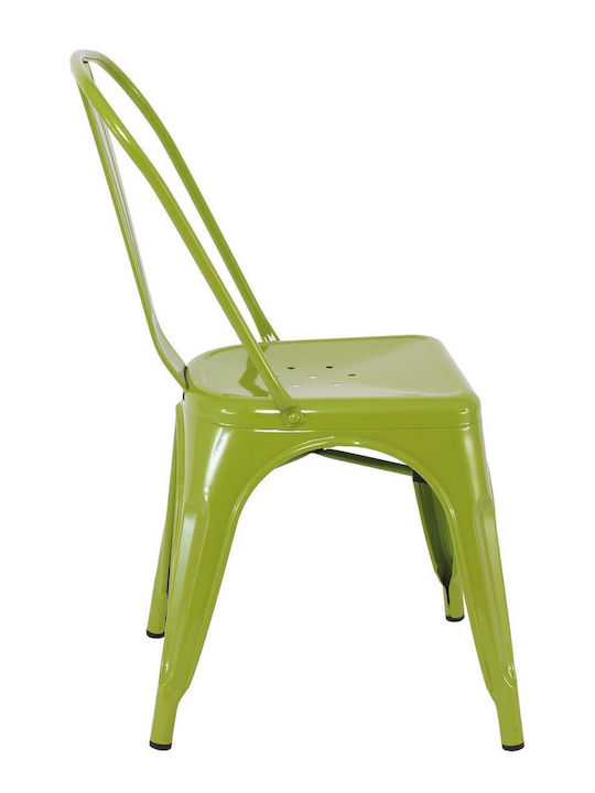 Καρέκλα Εξωτερικού Χώρου Μεταλλική Relix Lime 45x51x85εκ.