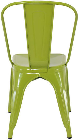 Außenstuhl Metallisch Relix Lime 1Stück 45x51x85cm.
