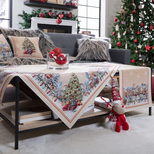 Set aus Weihnachtlichen Stoff-Tischläufern 100 × 40 cm, 2 Stück 52013909