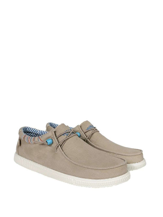 Walk In Pitas Herren Mokassins in Beige Farbe