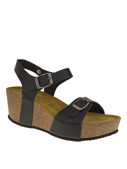 Autenti Shoes Platforme dama Negre