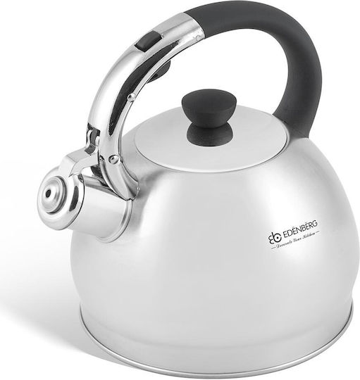 Edenberg Νερού Βραστήρας Ανοξείδωτος Μαύρη 2000ml