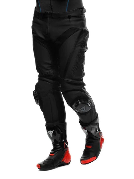 Dainese Delta Мъжки Мотоциклетен панталон Кожен Черен