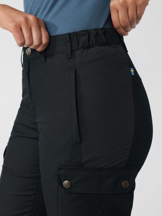 Fjallraven Stina Women's Hiking Long Trousers Green