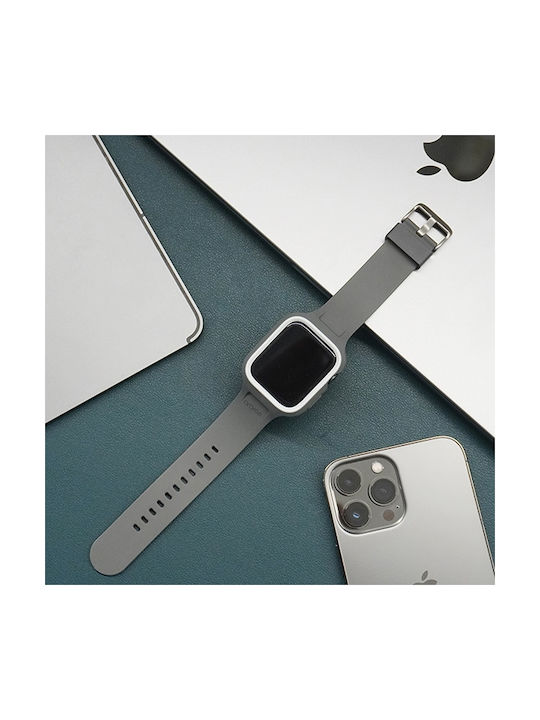 Husă Araree Duple Pro pentru curea Apple Watch 40/41mm, albă Ar70-01867b