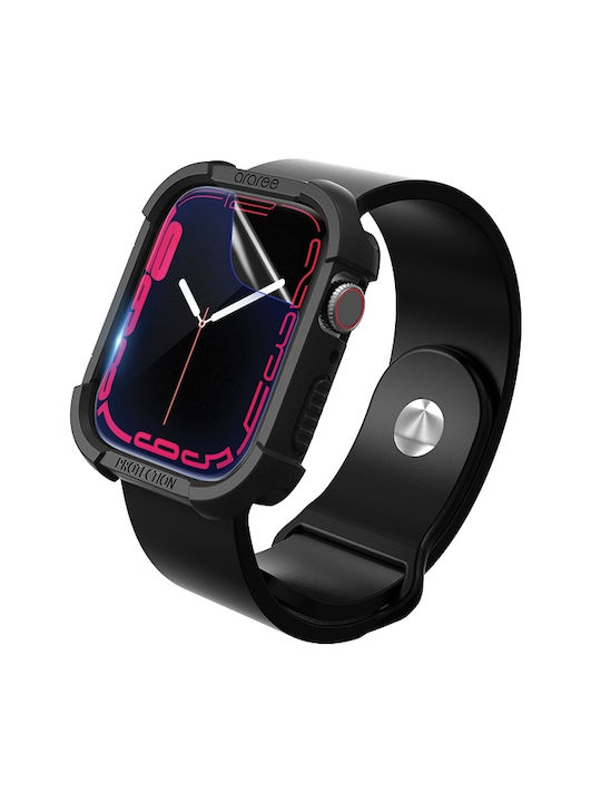 Araree Flexield Cover Apple Watch 45mm Black Ar20-01463a