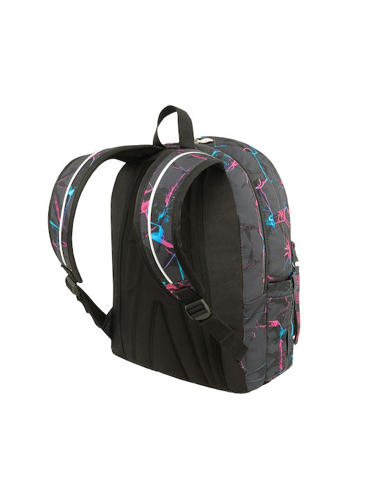 Polo Original Double Scarf School Bag Backpack Junior High-High School in Black color 2024