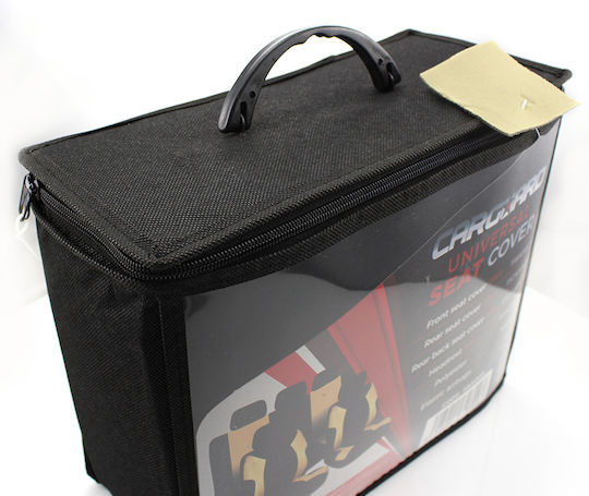 CarGuard Set Huse Auto Poliester Negru