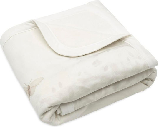 Jollein Decke Wickeltücher für Kinderzimmer Samt Beige 75x100cm