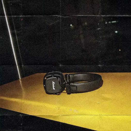 Marshall Major V Ασύρματα / Ενσύρματα On Ear Ακουστικά με 100 ώρες Λειτουργίας και Quick Charge Μαύρα