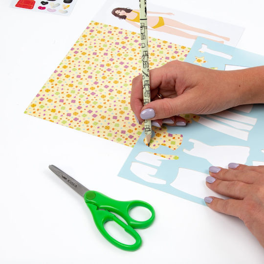Fashion Designer Set Stencils 10 Sheets Kidea