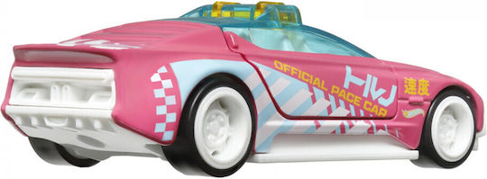 Sistem de tragere înapoi pentru mașini Hot Wheels Metallic Alpha Pursuit, scară 1:43