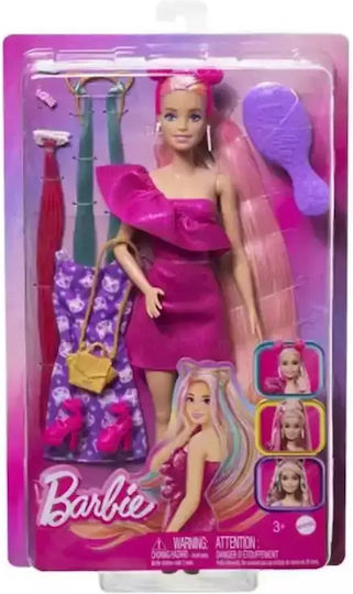 Mattel Barbie Colorful Hair Jdc85 Ages 3+ 32.50 X 20.50 X 5.50 cm