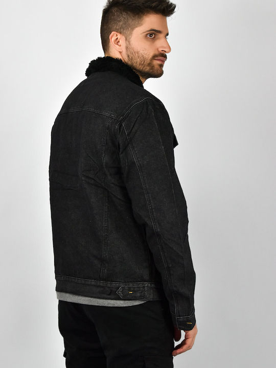 Denim Winter Jacket Black