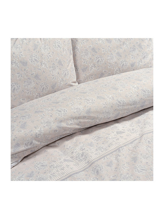 Beauty Home Duvet Set Single 160x240cm 12090 Beige