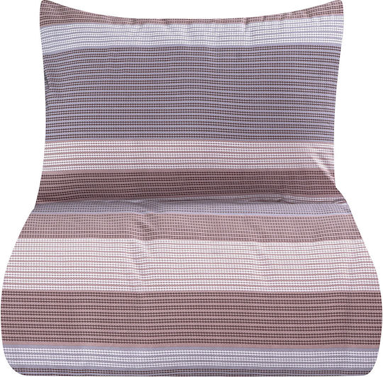 Beauty Home Σετ Πάπλωμα Μονό 160x240εκ. Λιλά 3τμχ