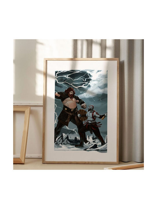 Αφίσες Poster Kratos Thor Χαρτί 50x70cm
