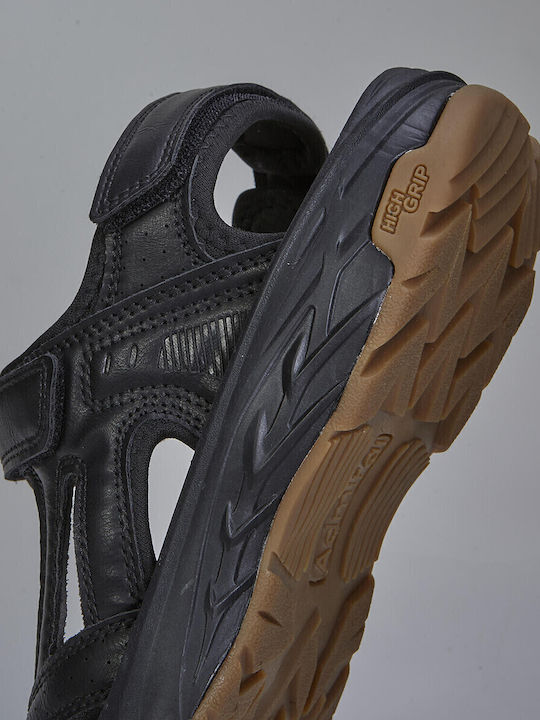 Herrensandalen in Schwarz Farbe