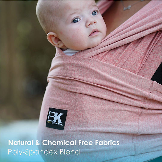 Baby K'tan Μάρσιπος Wrap Yoga Heather Large Coral με Μέγιστο Βάρος 16kg