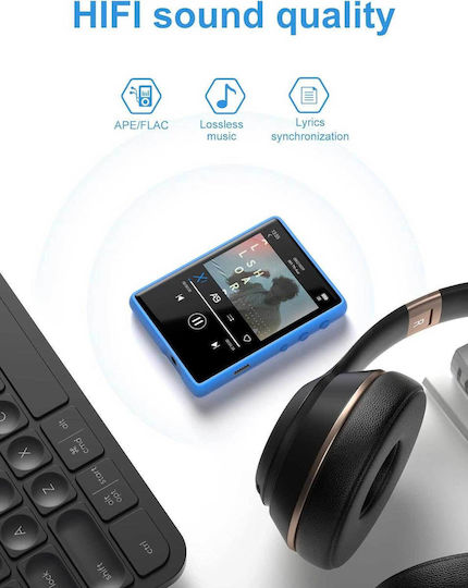 MECHEN M3 MP3-Spieler (32GB) mit TFT Touchscreen 2.4" Blau