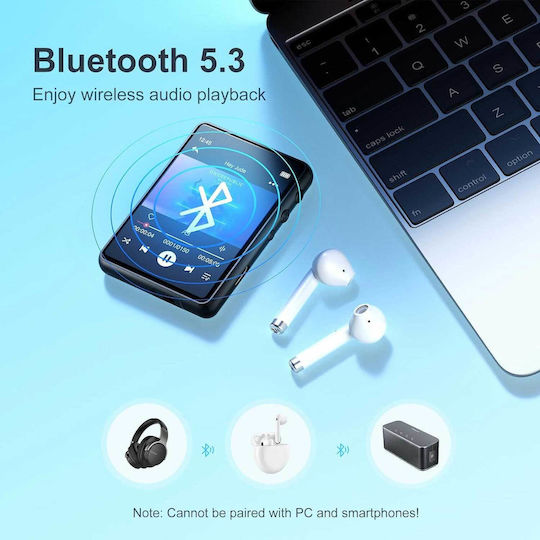 MECHEN M3 MP3 Player (64GB) with LCD / TFT Touch Screen 2.4" Black