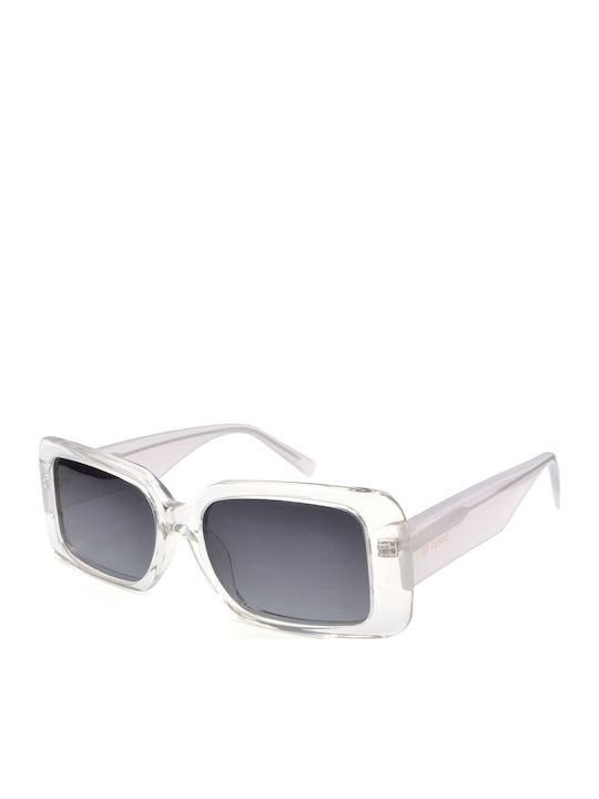 Gianfranco Ferre Sunglasses Transparent with Acetate Frame & Gray Lens Gianfranco Ferre Sunglasses Transparent with Acetate Frame & Gray Lens