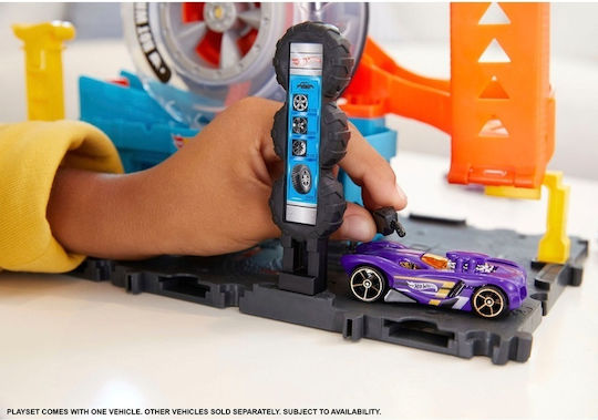 Hot Wheels City Super Twist Tire Shop Garage for Ages 5+