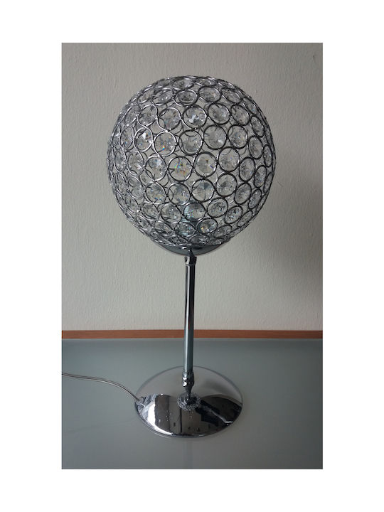 Bronzedesign Tisch Dekorative Lampe mit Fassung für Lampe E27 Silber