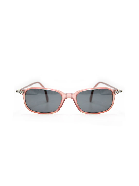 Deparage Women's Sunglasses with Pink Plastic Frame and Gray Lens D70 A12