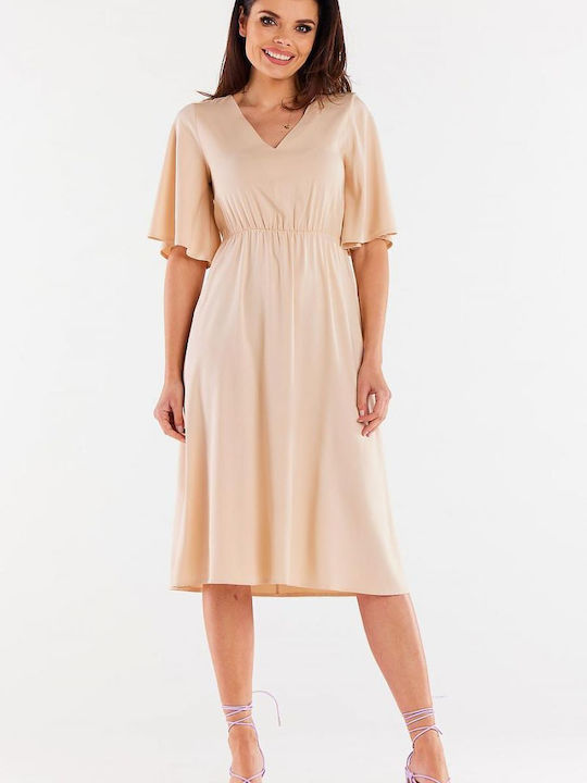 Awama Dress Beige