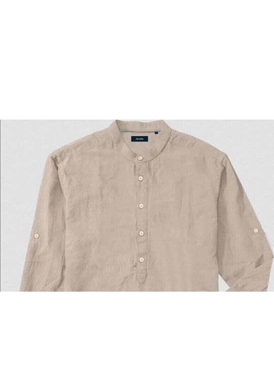 Cu mânecă lungă In Cămașă Beige