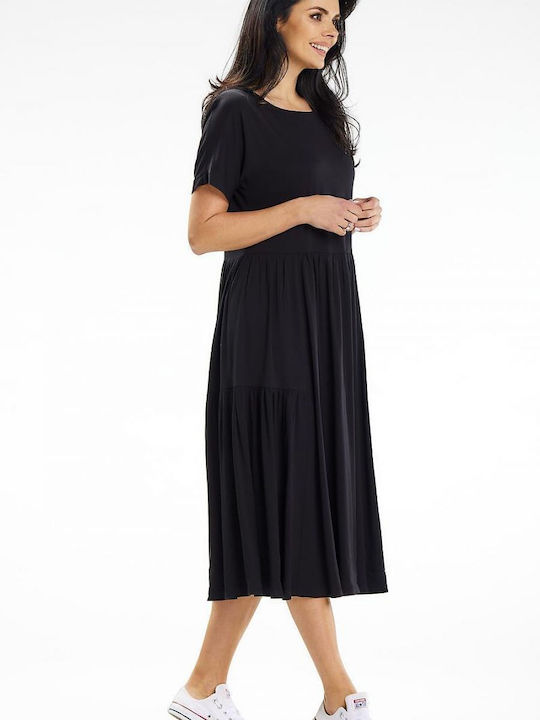 Awama Dress Black