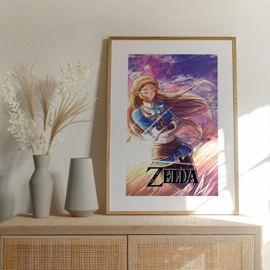 Walls Kids Wall Art Princess Zelda Framed 70x100cm